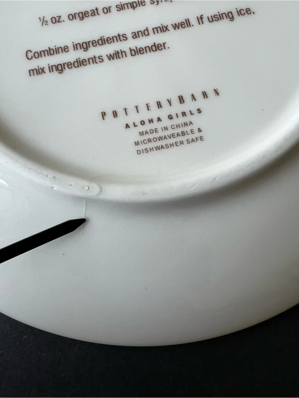 90s Y2K Pottery Barn Aloha Girls Salad / App Plates 8